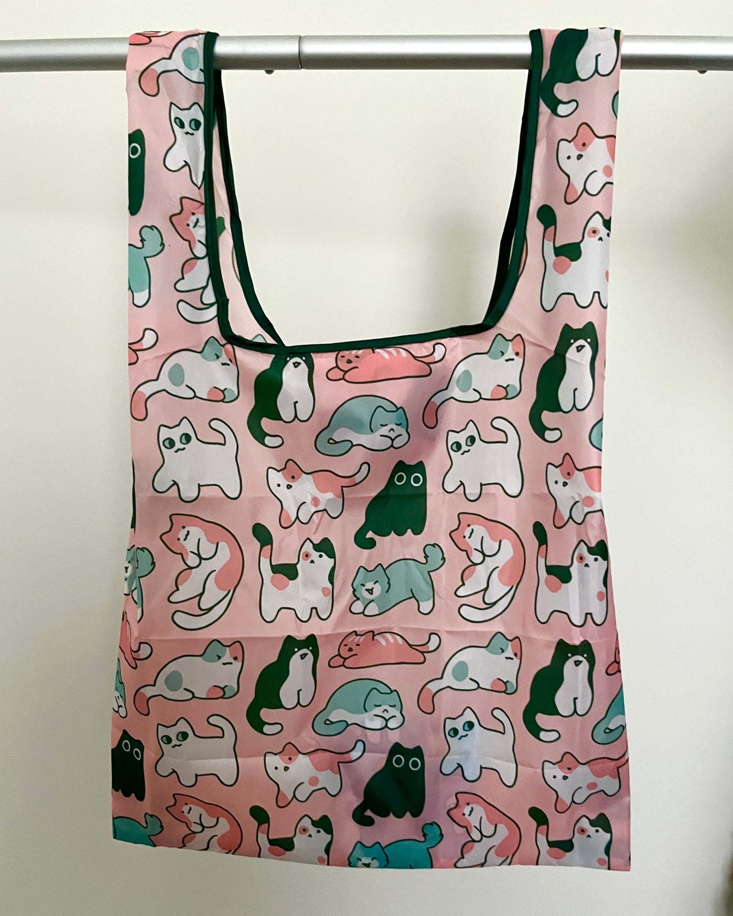 cat pattern eco bag