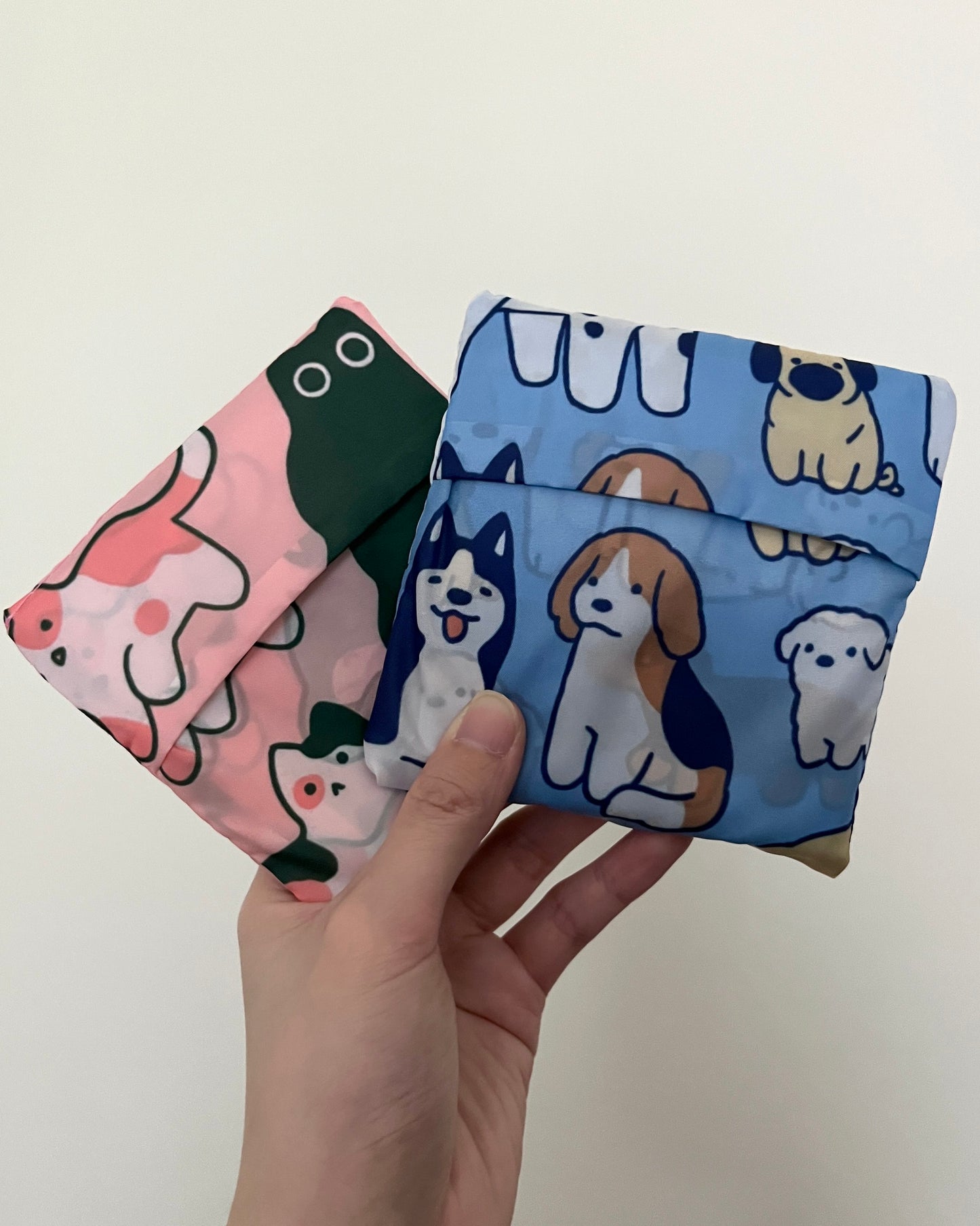 cat pattern eco bag