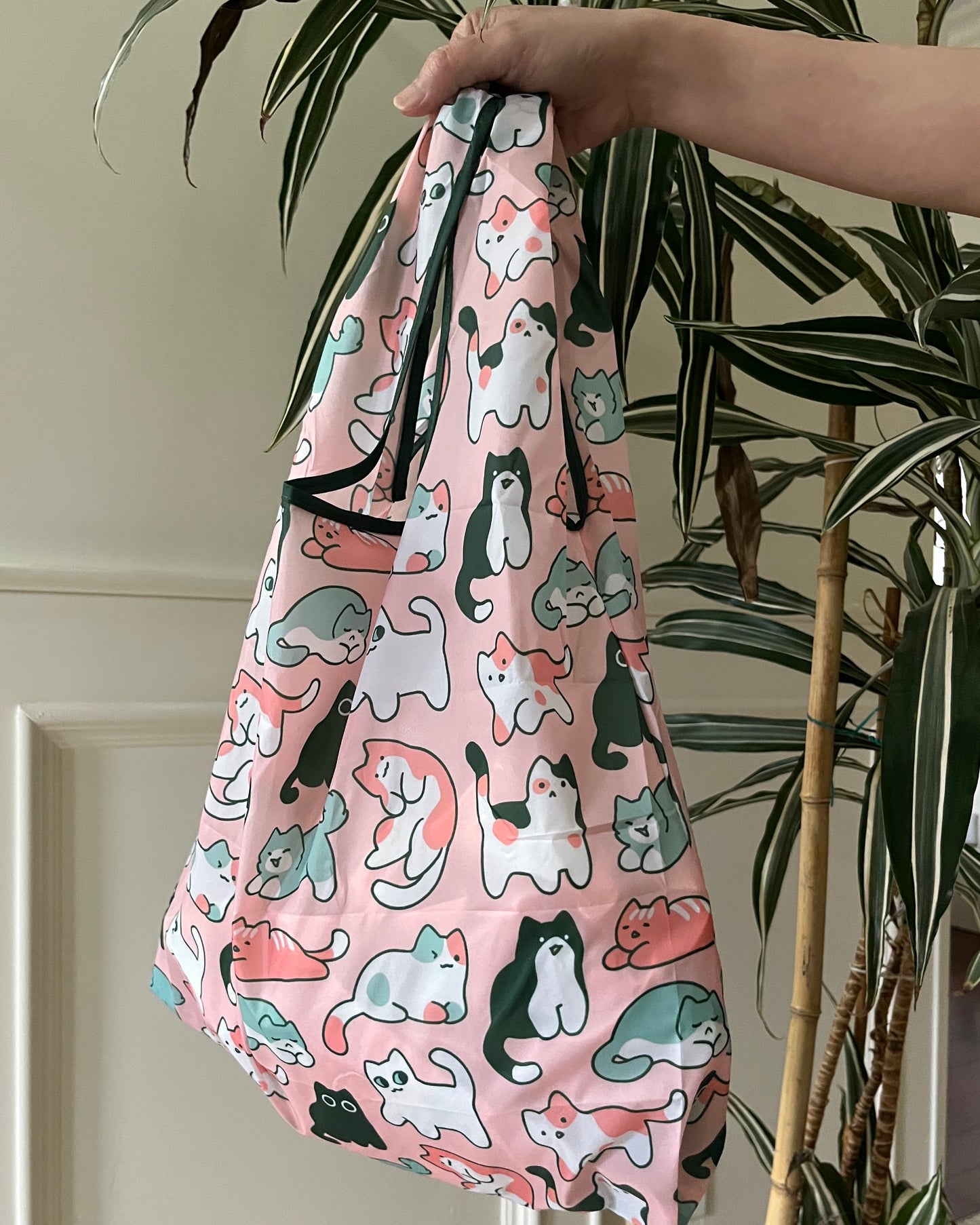 cat pattern eco bag