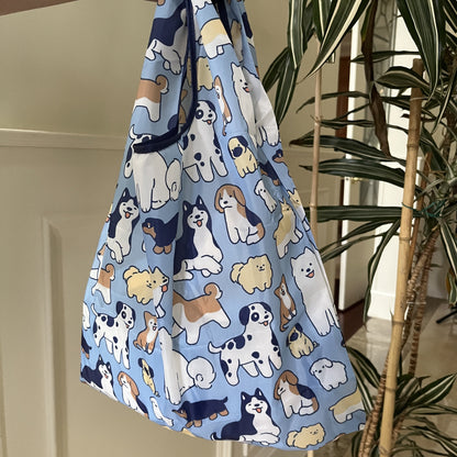dog pattern eco bag