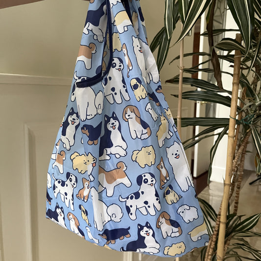 dog pattern eco bag
