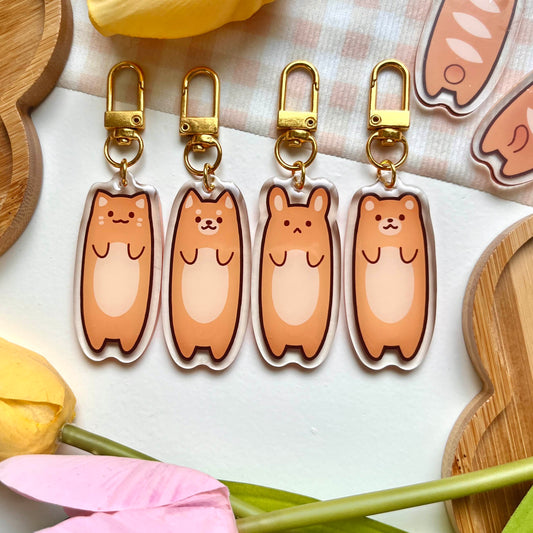 baguette keychains