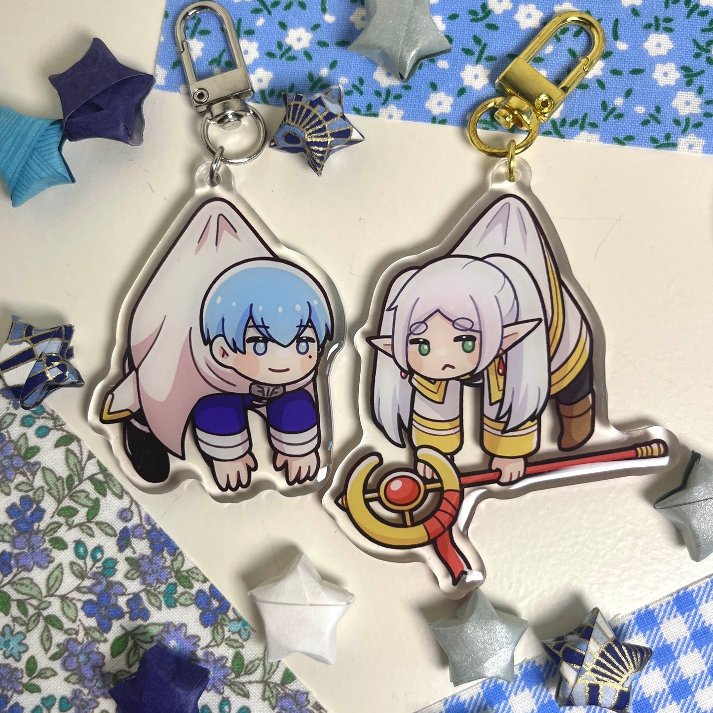 dangly frieren keychains