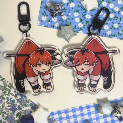 dangly frieren keychains