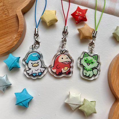 pokemon starter phone charms