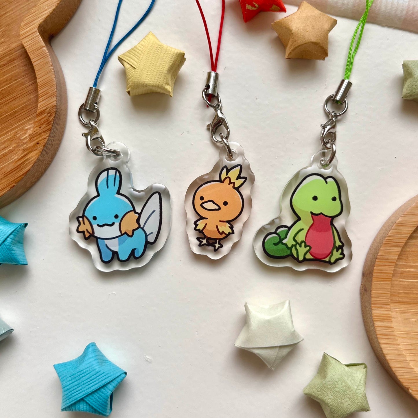 pokemon starter phone charms