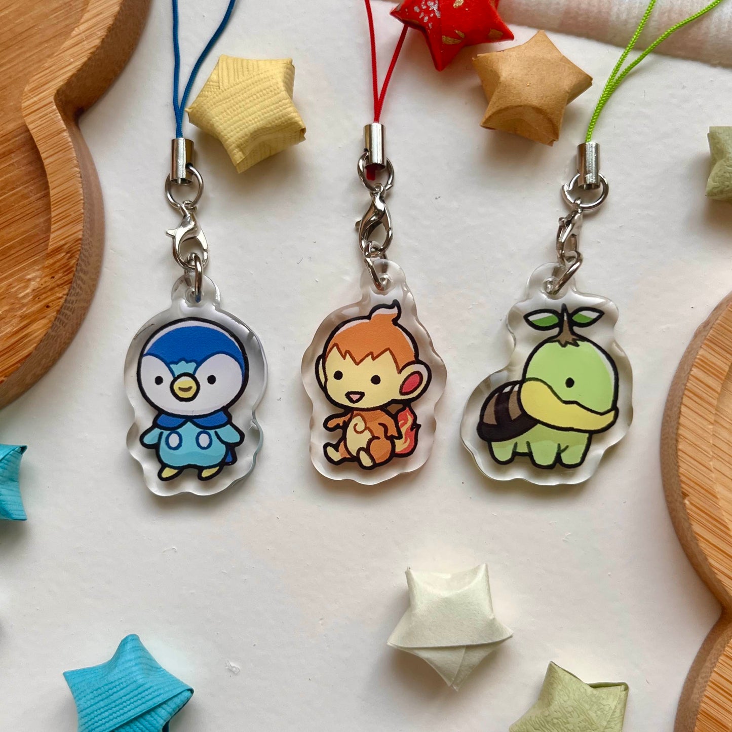 pokemon starter phone charms