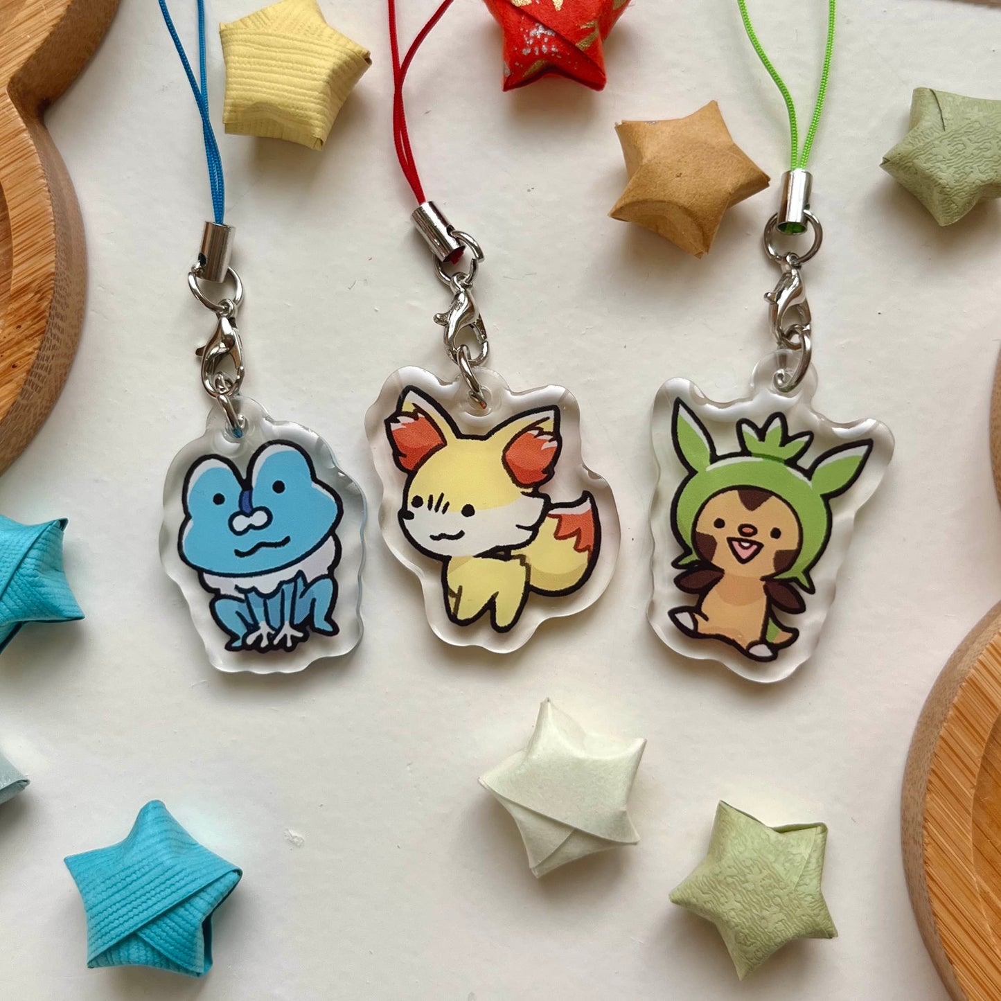 pokemon starter phone charms