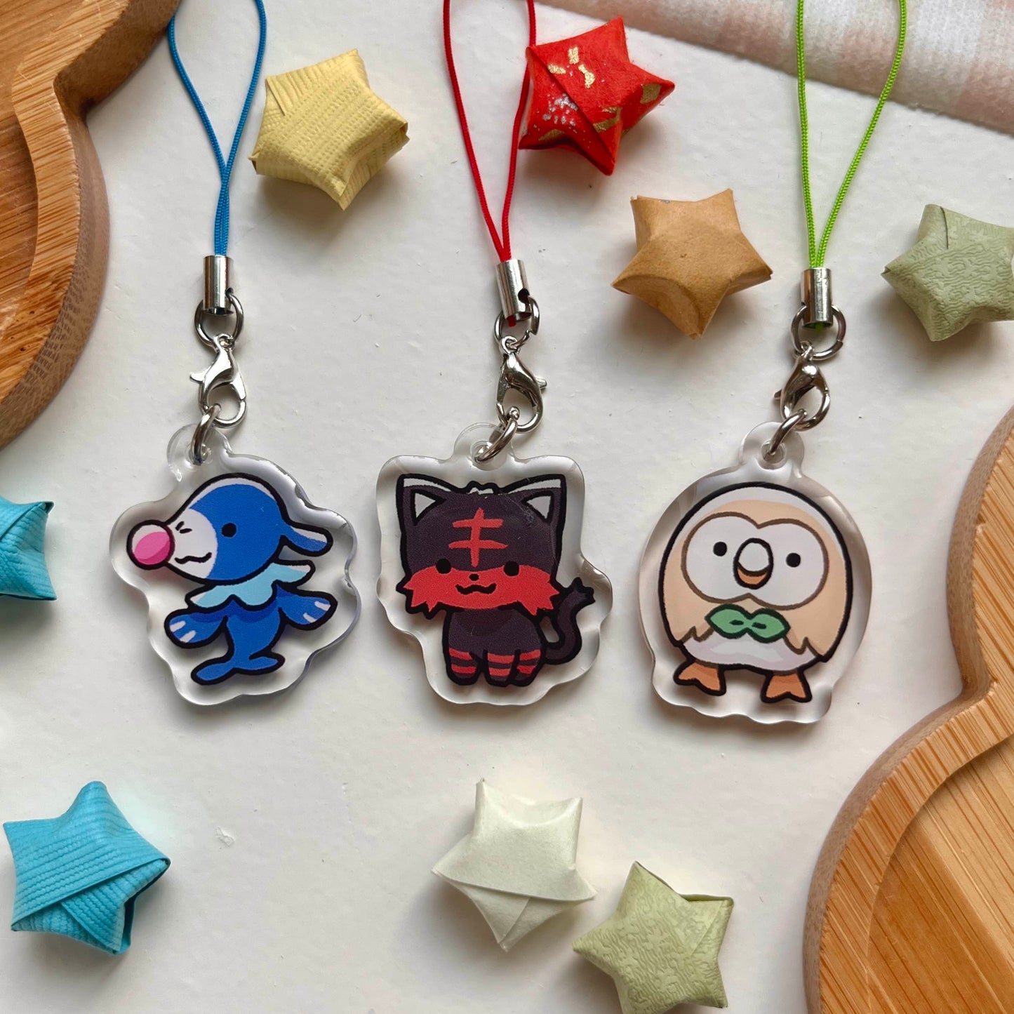 pokemon starter phone charms