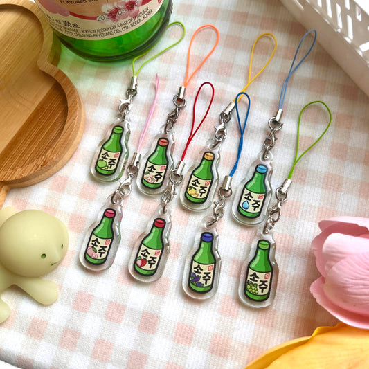 soju phone charms