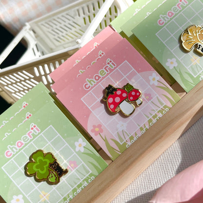 clover enamel pin