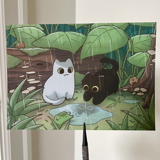 rainy day print - 2504