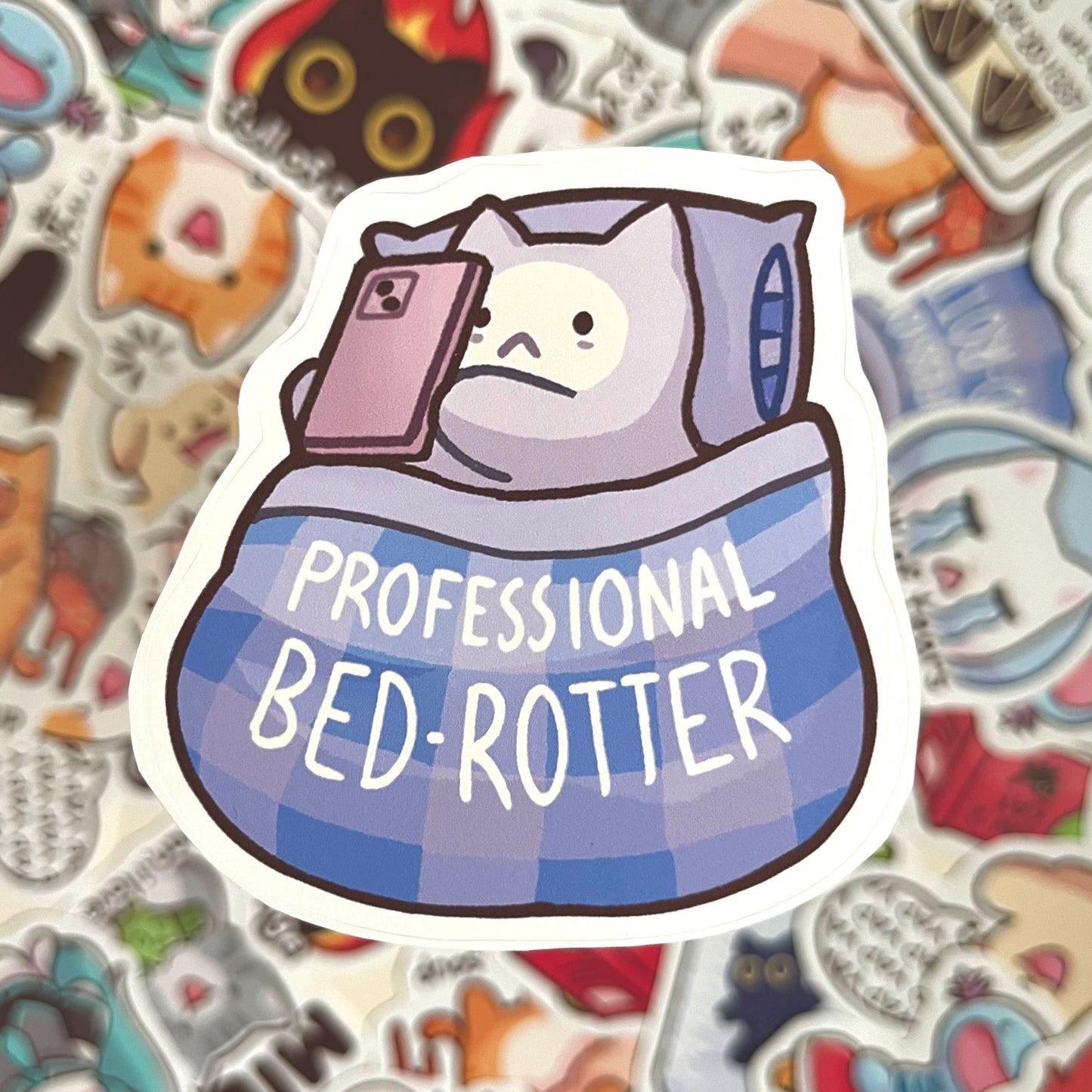 professional bed rotter sticker