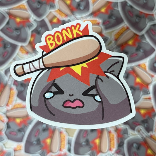 bonk cat sticker