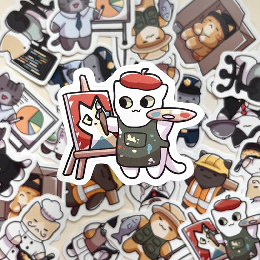 career cat stickers