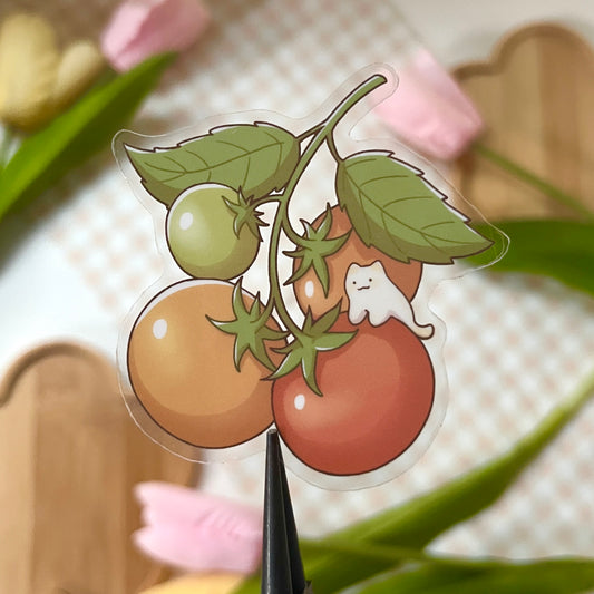 tomato clear sticker