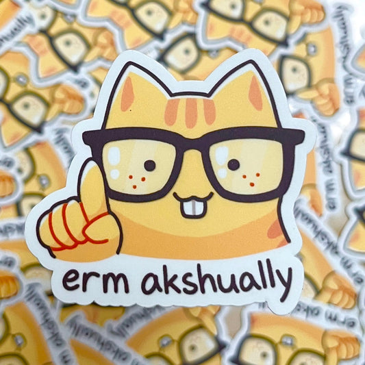 erm akshually sticker