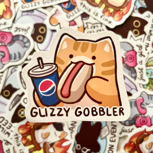 glizzy gobbler sticker