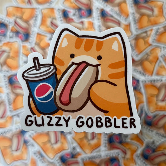 glizzy gobbler sticker