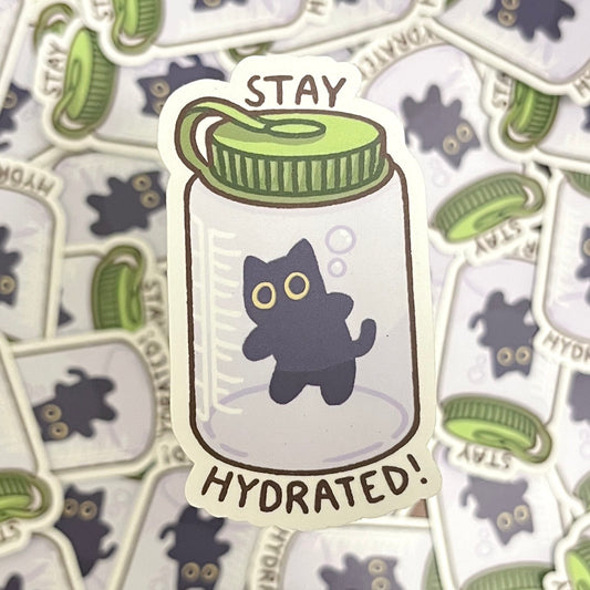 stay hydrated sticker