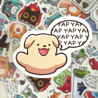 yap dog sticker