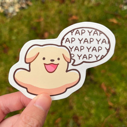 yap dog sticker