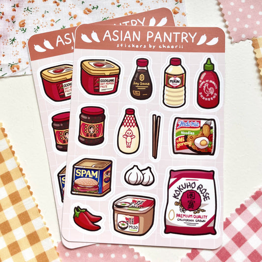 pantry sticker sheet