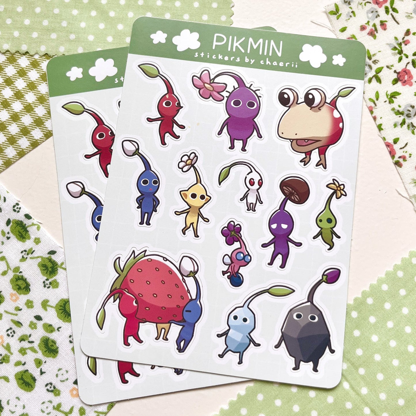 pikmin sticker sheet