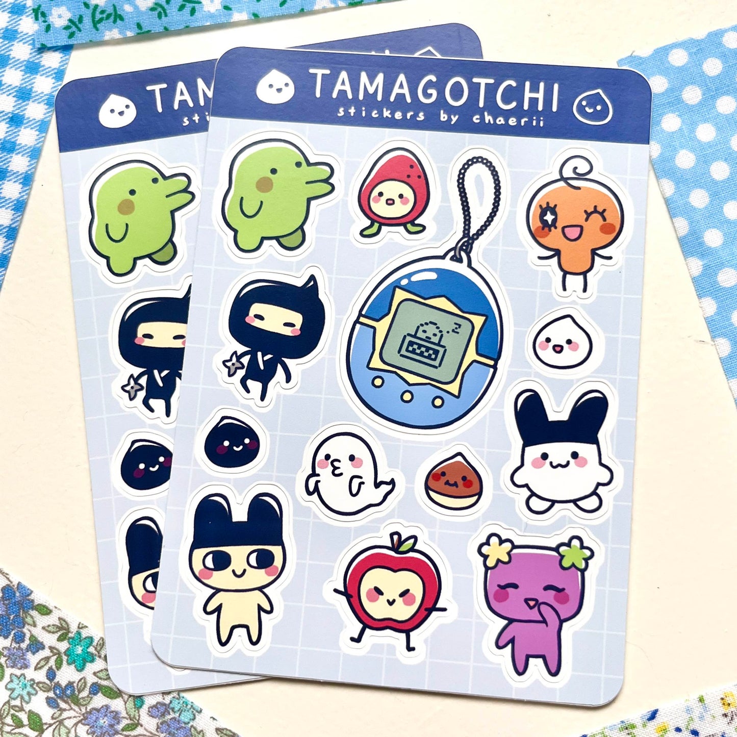 tamagotchi sticker sheet